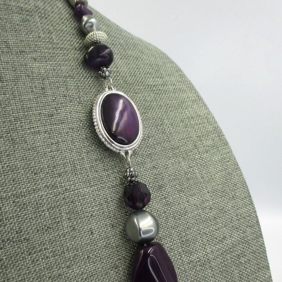 Chico's Beaded Convertible Multi Color Strand Necklace NEW - Picture 5 of 9